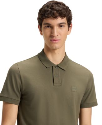 Men's Stretch-Cotton Slim-Fit Polo Shirt