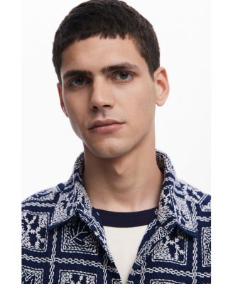 Men's Long-sleeve checkered shirt