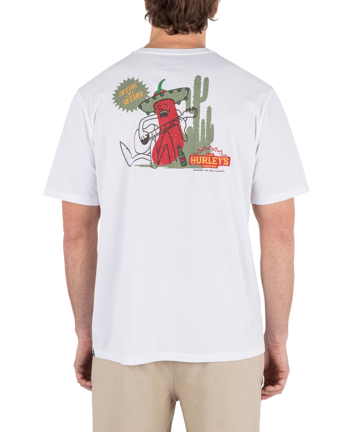 Men's Los Hurley Short Sleeve T-Shirt - Malverde