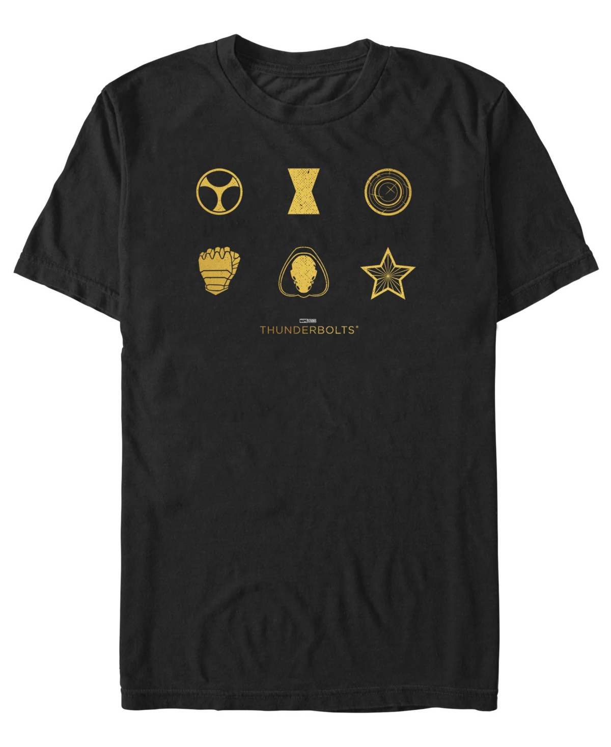 Men's Thunder Icons Short Sleeve T-Shirt - Black