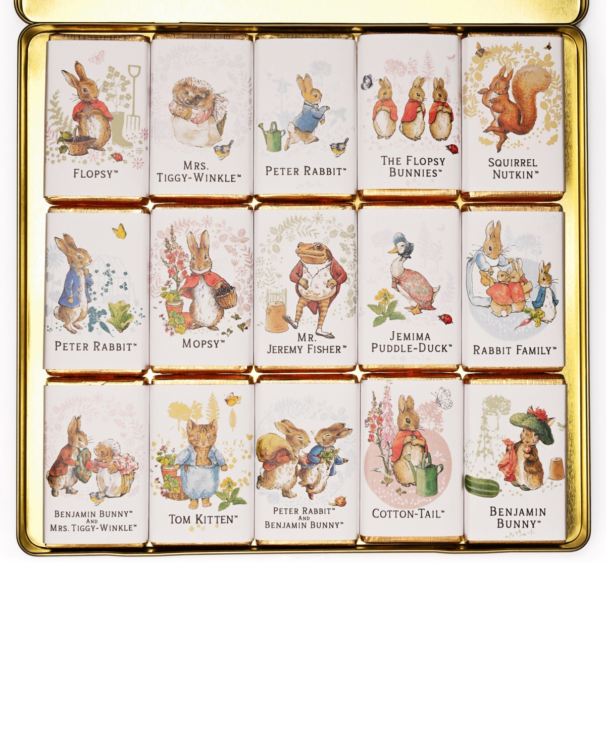 Charbonnel et Walker Peter Rabbit Mini-Bar Keepsake Tin, 15 Pieces