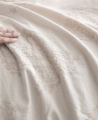 Roses Cotton Jacquard 3-Pc. Comforter Set, Queen