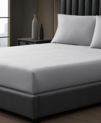 Solid 1000-Thread Count Sateen 4-Pc. Sheet Set, Queen