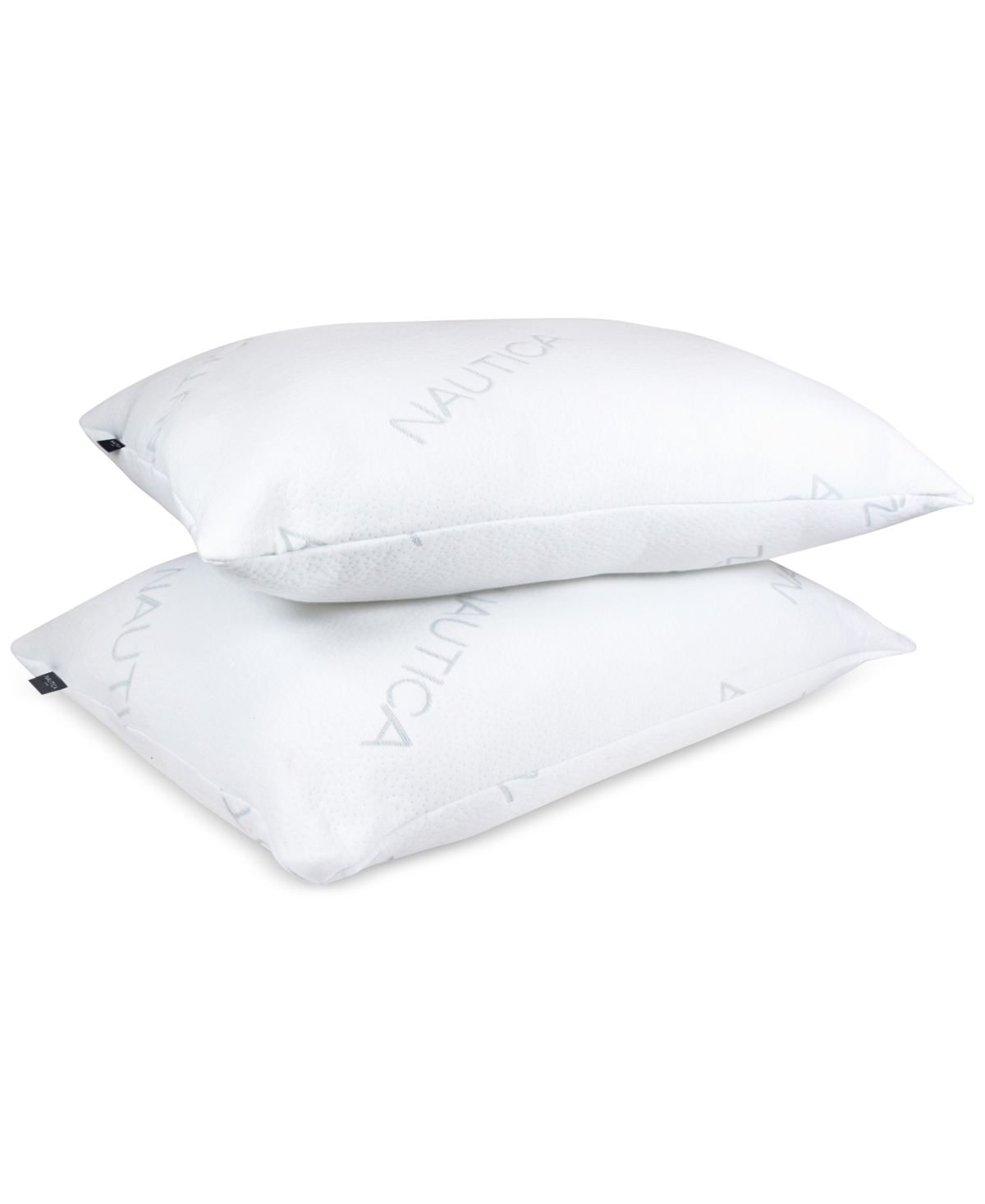 Nautica Diagonal Knit 2 Pack Pillow In White