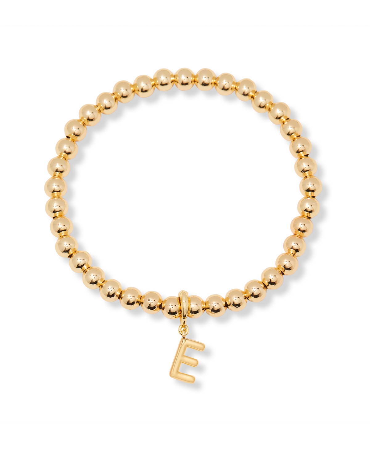 Brook & York Gold Plated Makenna Initial Bracelet In Gold