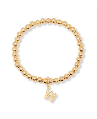 brook york Gold Plated Makenna Initial Bracelet - Gold - W 68$