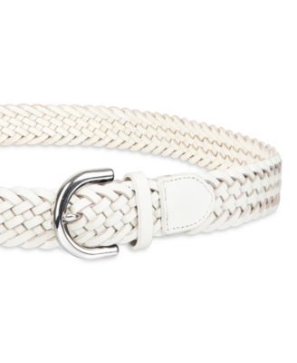 Women's Fully Adjustable Braided Leather Belt