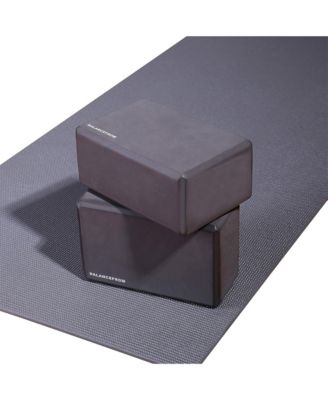 All Purpose High Density No Tear Exercise Mat w/Strap, Gray