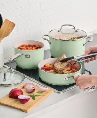 10- Pc. Hard-Anodized Ceramic Induction Cookware Set