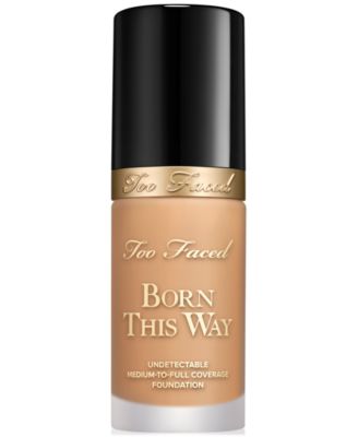 Too Faced Born This Way Undetectable Medium-To-Full Coverage Foundation, 1 oz. - Warm Beige