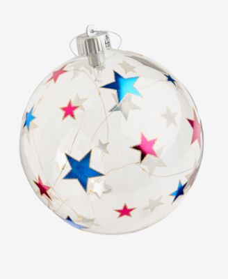 Merry Magic Light Up Star Ball Ornament, Macy's Exclusive 