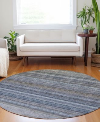 Burano Washable BU5 8'x8' Round Area Rug