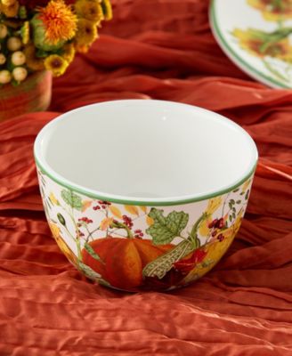 Harvest Fields Ice Cream Bowls, Set of 4