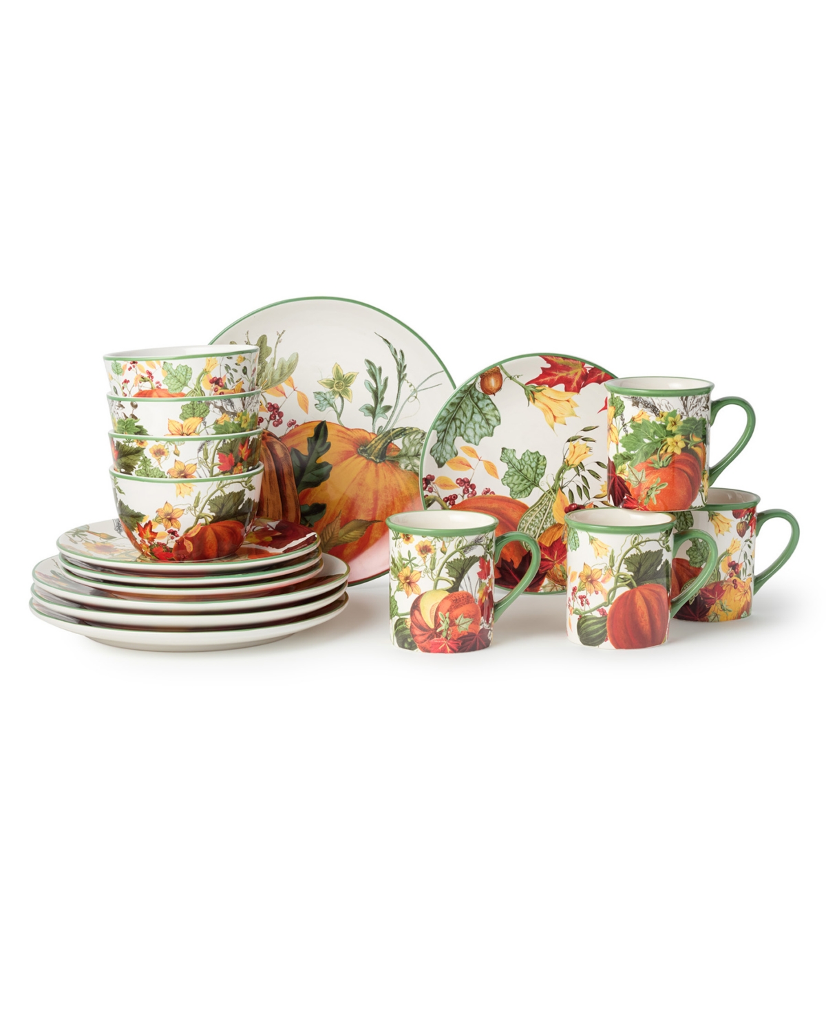 Harvest Fields 16 Pc. Dinnerware Set, Service for 4 - Miscellaneous