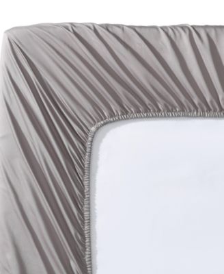 Solid 800 Thread Count Cotton Sateen 4 Piece Sheet Set, Queen
