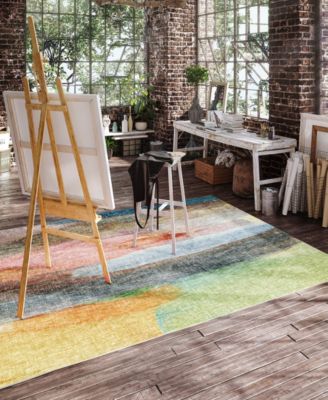 Boca Washable BO5 8'x10' Area Rug