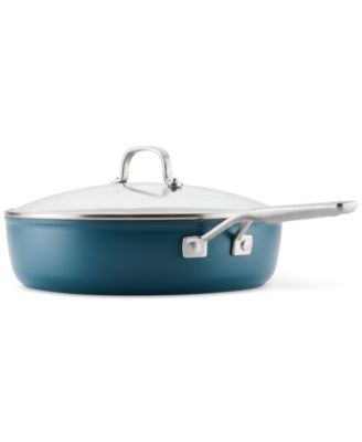 Hard-Anodized Ceramic Induction 5-Qt. Saut&eacute; Pan with Lid
