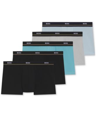 Hugo Boss - Men's Essential 5-Pk. Logo Waistband Trunks