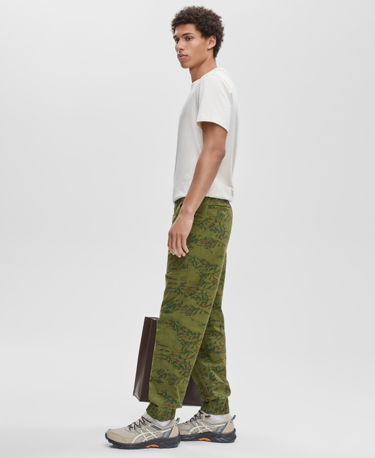 Mode Of One Men's Camo-print Jogger Pants, Macy's Exclusive In Green