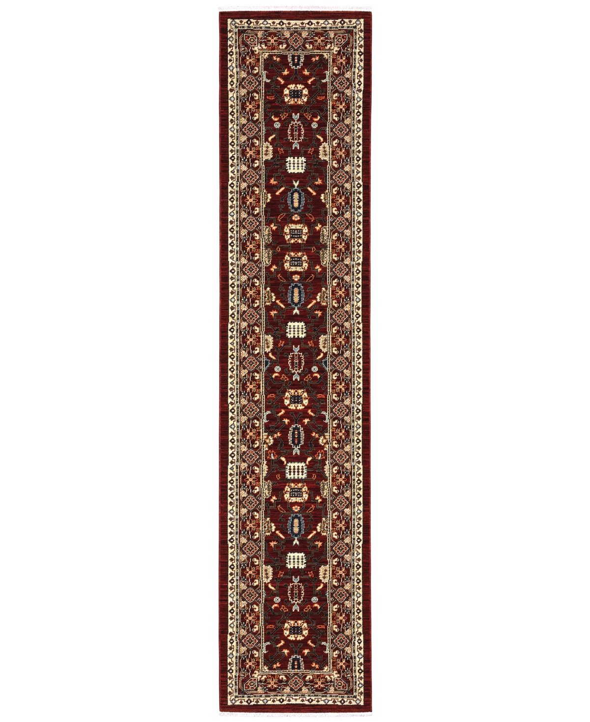 Oriental Weavers Lilihan 043s6 2'6"x12' Runner Area Rug In Brown