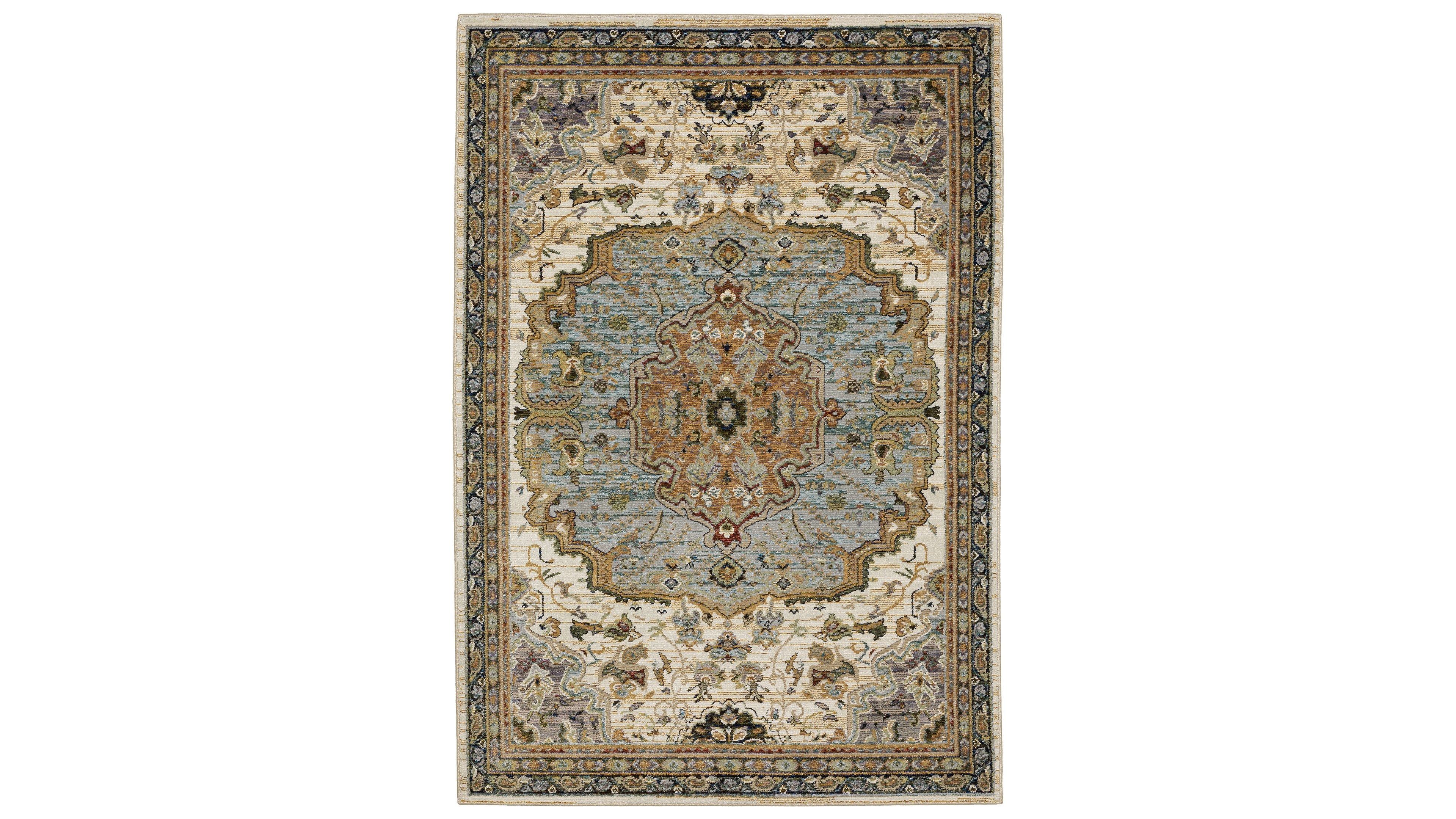 Oriental Weavers Andorra 2451B 1'10"x3'2" Area Rug