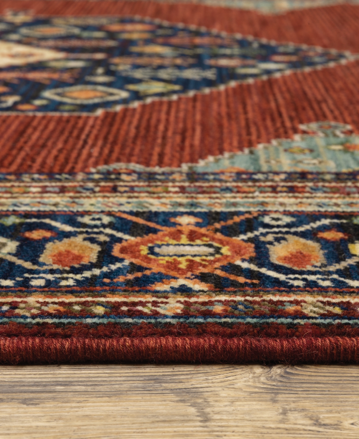 Oriental Weavers Lilihan 5503m 6'7"x9'6" Area Rug In Red