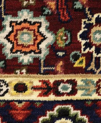 Oriental Weavers Lilihan 1802w Rug Collection In Red