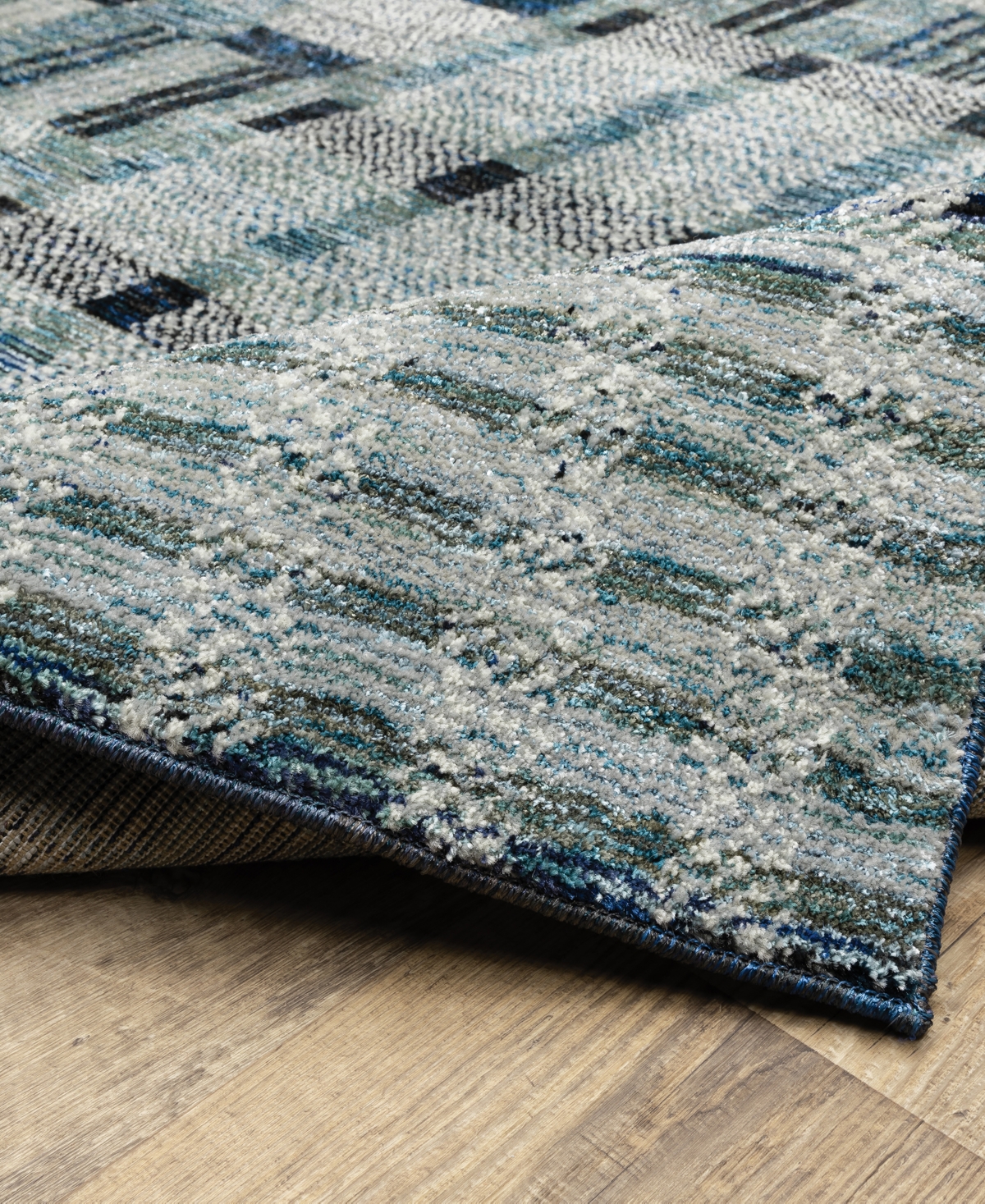 Oriental Weavers Atlas 752b0 2'3"x8' Runner Area Rug In Blue