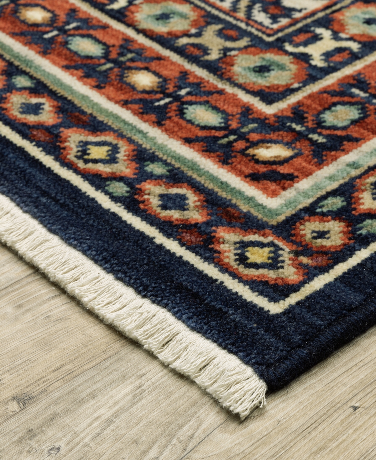 Oriental Weavers Lilihan 003b6 5'3"x7'6" Area Rug In Brown