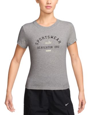 Nike - Women's Phoenix Slim-Fit Short-Sleeve T-Shirt