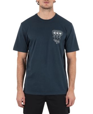 Men's Skulls And Flowers Short Sleeve T-Shirt