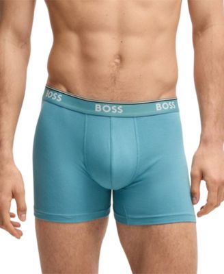 Men's Power 3-Pk. Tipped Logo Waistband Boxer Briefs