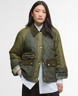Barbour - Women's Martha Corduroy-Collar Quilted Jacket