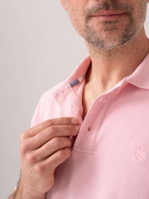 Men's Short Sleeve Pique Cotton Polo