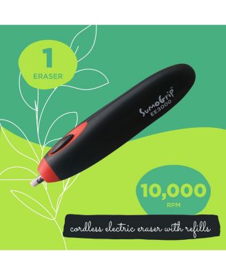 SumoGrip Electric Eraser, Black