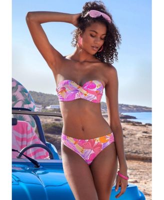 Women's Butterfly Print Classic Bikini Swimsuit Bottom