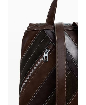 Women's Small backpack with straps and zippers