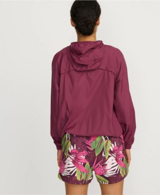 Women's UPF Packable Hooded Windbreaker Jacket