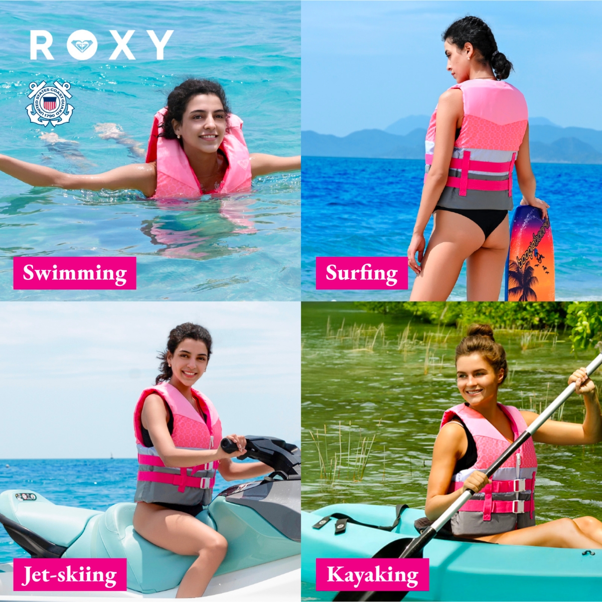 Roxy Uscg Approved Women s Life Vest