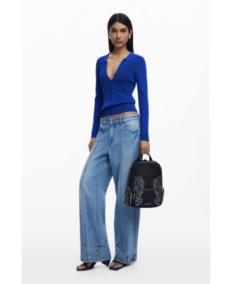 Women's Small backpack with studded pockets