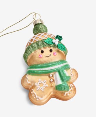 Gingerbread Village Glass Ornament, Macy's Exclusive