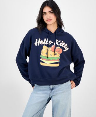 Grayson Threads, The Label - Juniors' Hello Kitty Burger Hoodie