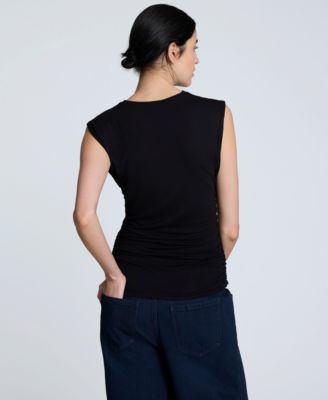 Women's Side-Ruched Tank Top