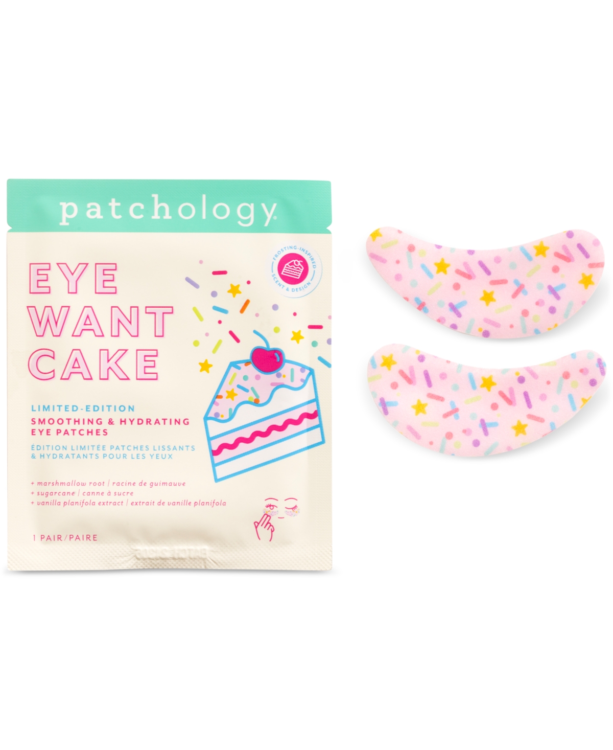 Eye Want Cake Limited-Edition Smoothing & Hydrating Eye Patches, Single