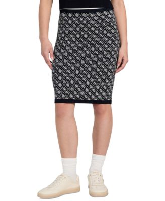 Women's Lise 4G-Logo Pull-On Sweater Skirt