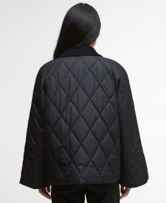 Women's Martha Corduroy-Collar Quilted Jacket