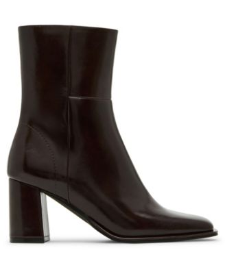 Monicaa Snip-Toe Block-Heel Booties