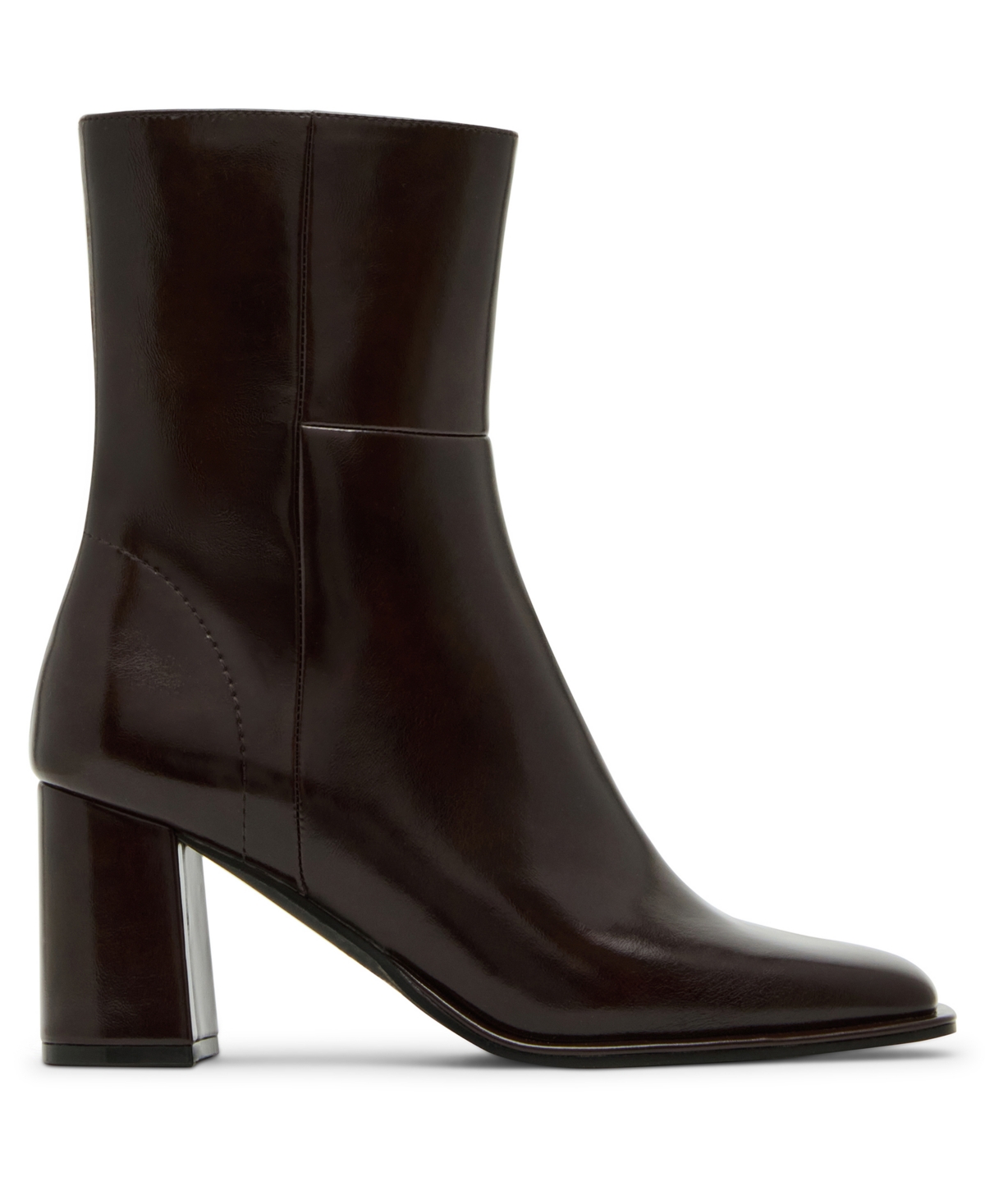 Madden Girl Monicaa Snip-toe Block-heel Booties In Brown