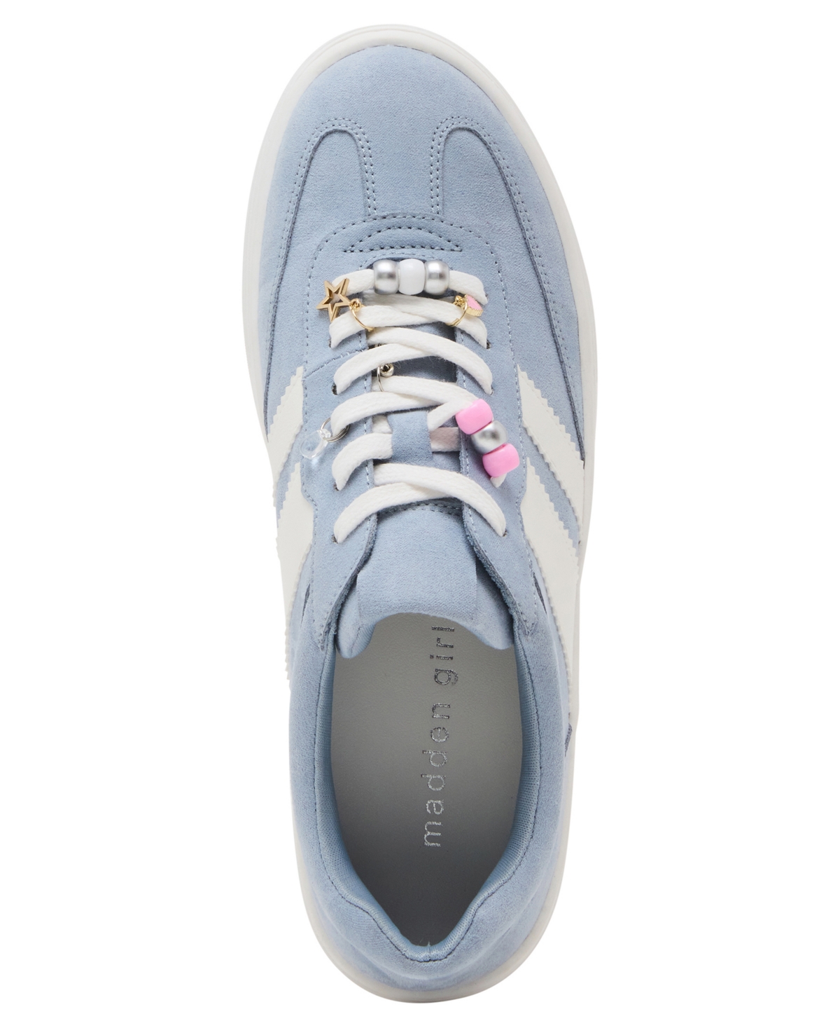 Madden Girl Women's Livvy-cb Charm Platform Lace-up Sneakers In Blue