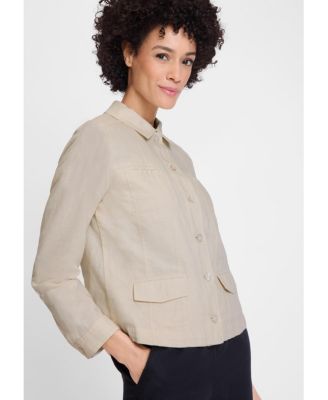 Women's Linen Blend Jacket